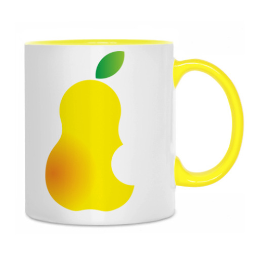 Кружка с принтом груша