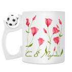 Кружка с футбольным мячиком