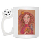 Кружка с футбольным мячиком