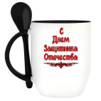 Кружка с ложкой