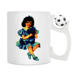 Кружка с футбольным мячиком