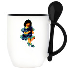 Кружка с ложкой