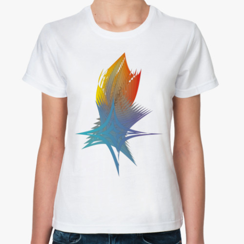 Классическая футболка с принтом Рождение Звезды