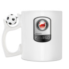 Кружка с футбольным мячиком