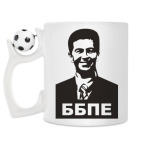Кружка с футбольным мячиком