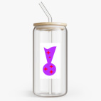 Банка с бамбуковой крышкой