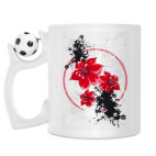 Кружка с футбольным мячиком