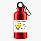 Металлическая бутылка 400 мл UV-DTF