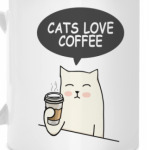 CATS LOVE COFFEE / CAT