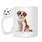 Кружка с футбольным мячиком