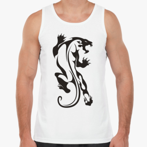 Майка с принтом Дикая Кошка