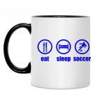 Кружка двухцветная