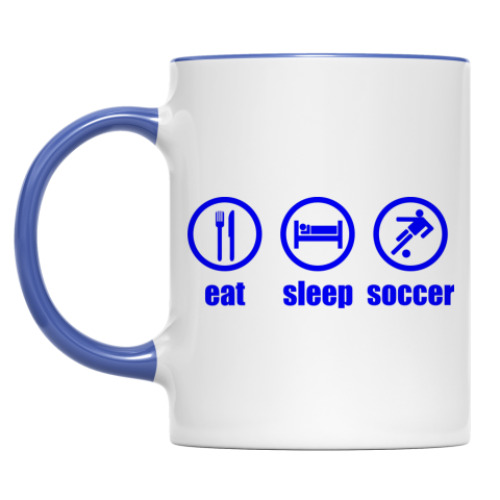 Кружка с принтом Soccer