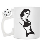 Кружка с футбольным мячиком