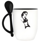 Кружка с ложкой