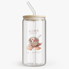 Банка с бамбуковой крышкой