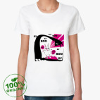 Женская футболка органик