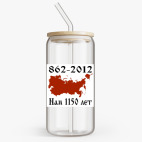 Банка с бамбуковой крышкой