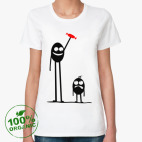 Женская футболка органик