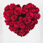 Сердце из роз