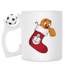 Кружка с футбольным мячиком