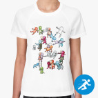 Женская спортивная футболка