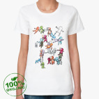 Женская футболка органик