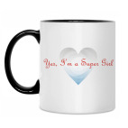 Кружка двухцветная