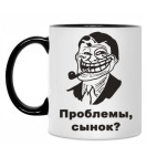 Кружка двухцветная