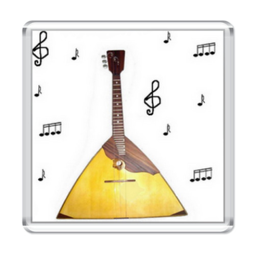 Магнит с принтом 'Балалайка'