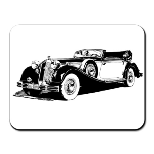 Коврик для мыши с принтом Коллекционный автомобиль