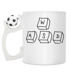 Кружка с футбольным мячиком