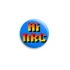 Значок 25 мм  Hi-NRG