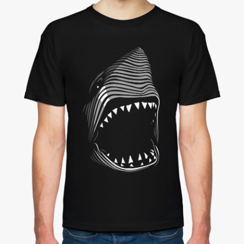 Футболка с принтом Акула