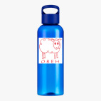 Прозрачная спортивная бутылка