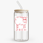 Банка с бамбуковой крышкой