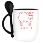 Кружка с ложкой