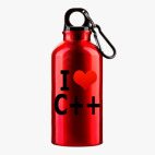 Металлическая бутылка 400 мл UV-DTF