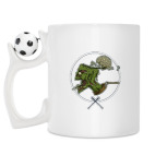 Кружка с футбольным мячиком