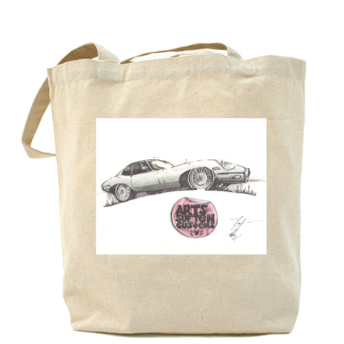 Сумка шоппер с принтом  ASCV