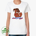 Женская футболка органик