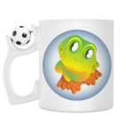 Кружка с футбольным мячиком