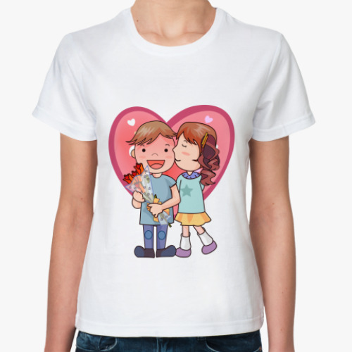 Классическая футболка  любовь
