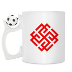 Кружка с футбольным мячиком
