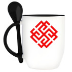 Кружка с ложкой