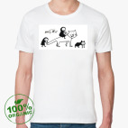 Мужская футболка органик