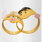 молодожены