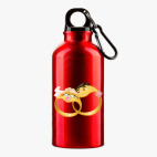 Металлическая бутылка 400 мл UV-DTF