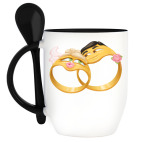 Кружка с ложкой