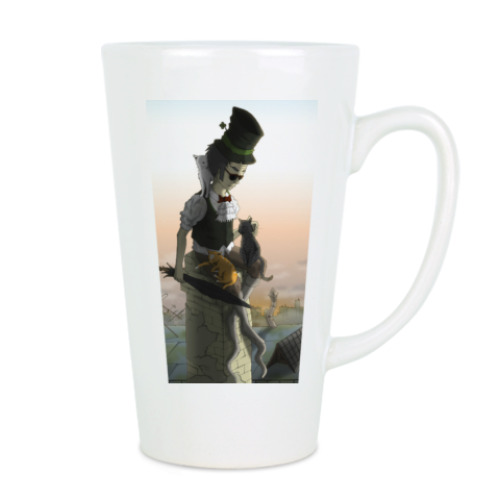 Чашка Латте с принтом Город белых ночей